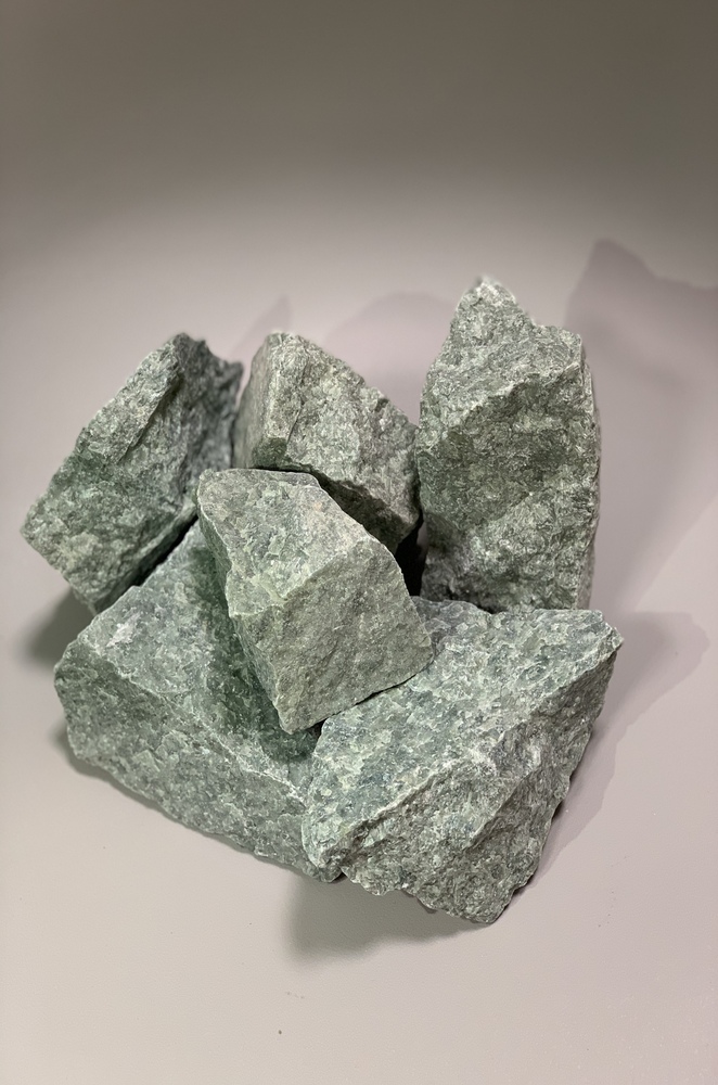 Печь Банный камень Жадеит колотый 10 кг