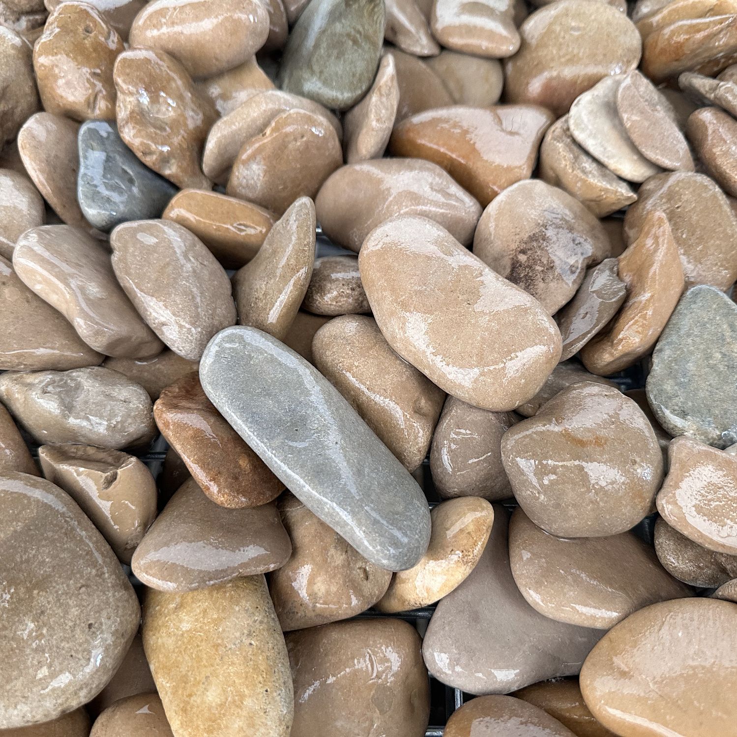 Речная и морская галька для бани